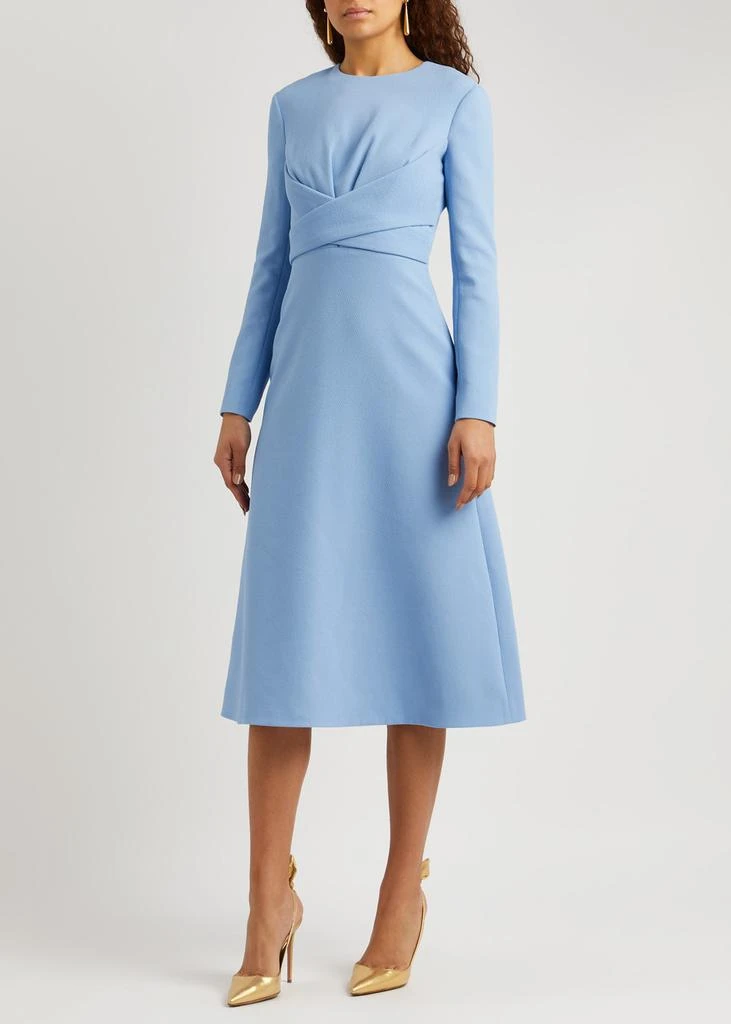 Emilia Wickstead Elta wrap-effect midi dress 2