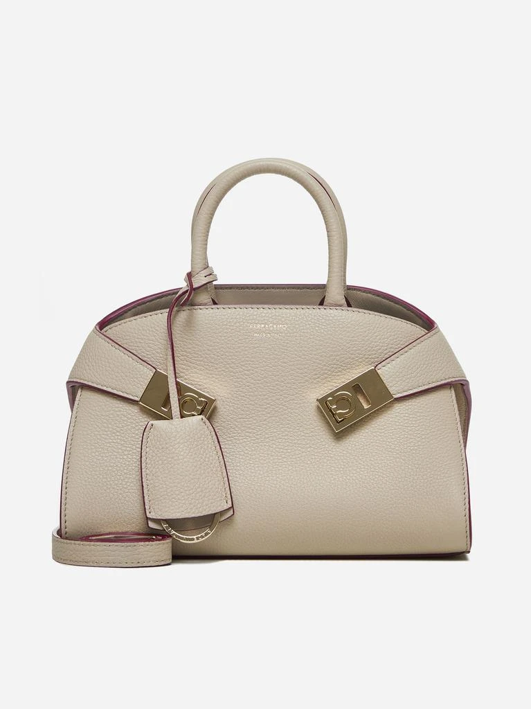 Salvatore Ferragamo Beige Hug XS mini bag 1