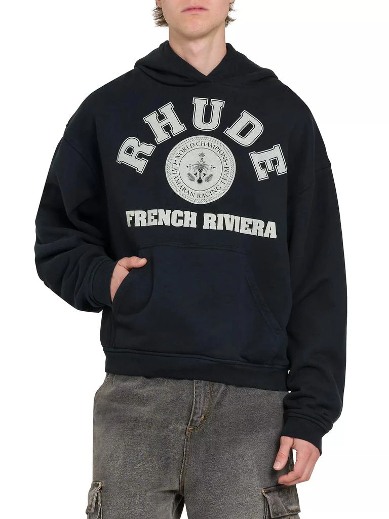 Rhude French Riviera Cotton Hoodie 3
