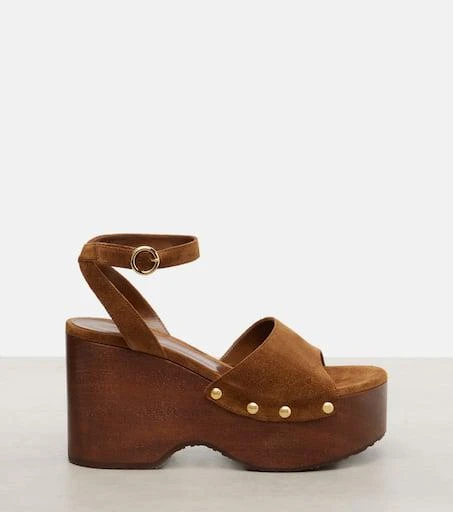 Gianvito Rossi Suede platform sandals 4