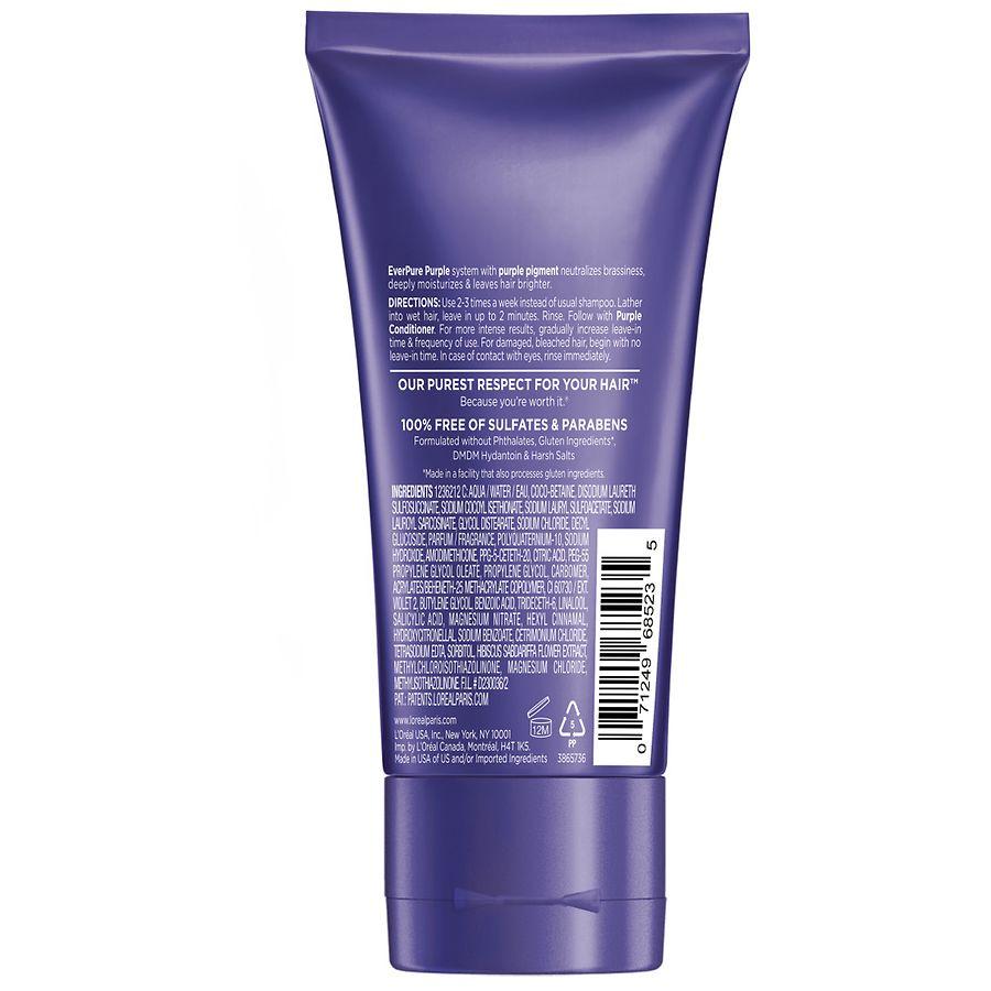 L'Oreal Paris Sulfate Free Purple Shampoo For Blonde Hair