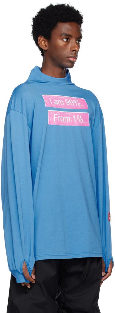 99%IS- Blue Myeoksal Long Sleeve T-Shirt