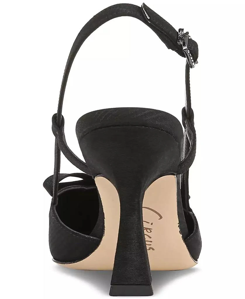 Circus NY by Sam Edelman Women's Monica Pointed-Toe Slingback Bow Pumps 3
