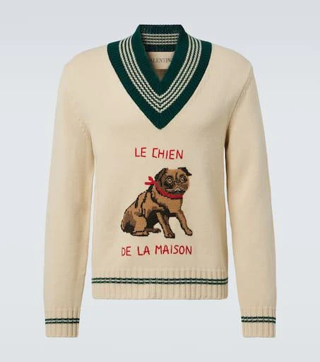 Valentino Wool jacquard sweater 1