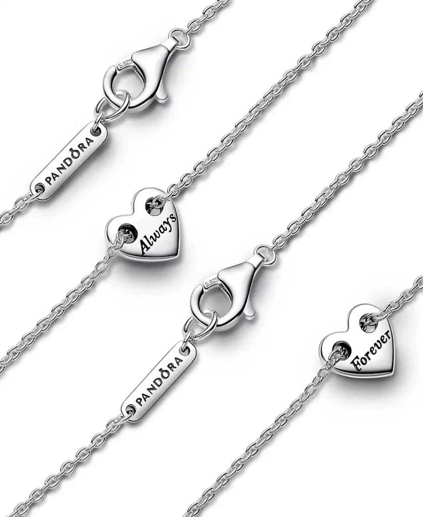 PANDORA Forever Always Splittable Heart Collier Necklaces 3