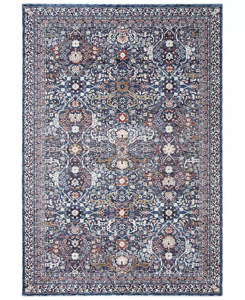 Ralph Lauren Belvoir LRL1300A Navy 5'3" X 7'6" Area Rug 1