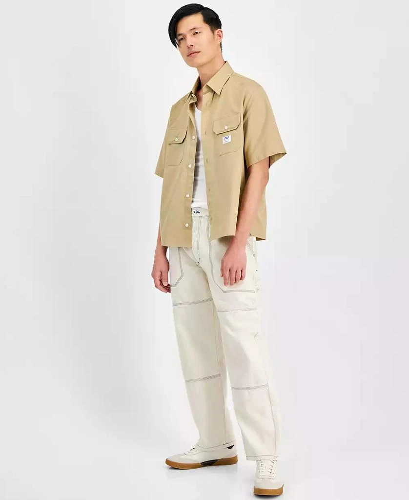 Hugo Boss Men's Loose-Fit Button-Down Twill Shirt 5