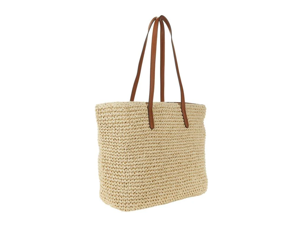 Ralph Lauren Crochet-Straw Medium Whitney Tote 2