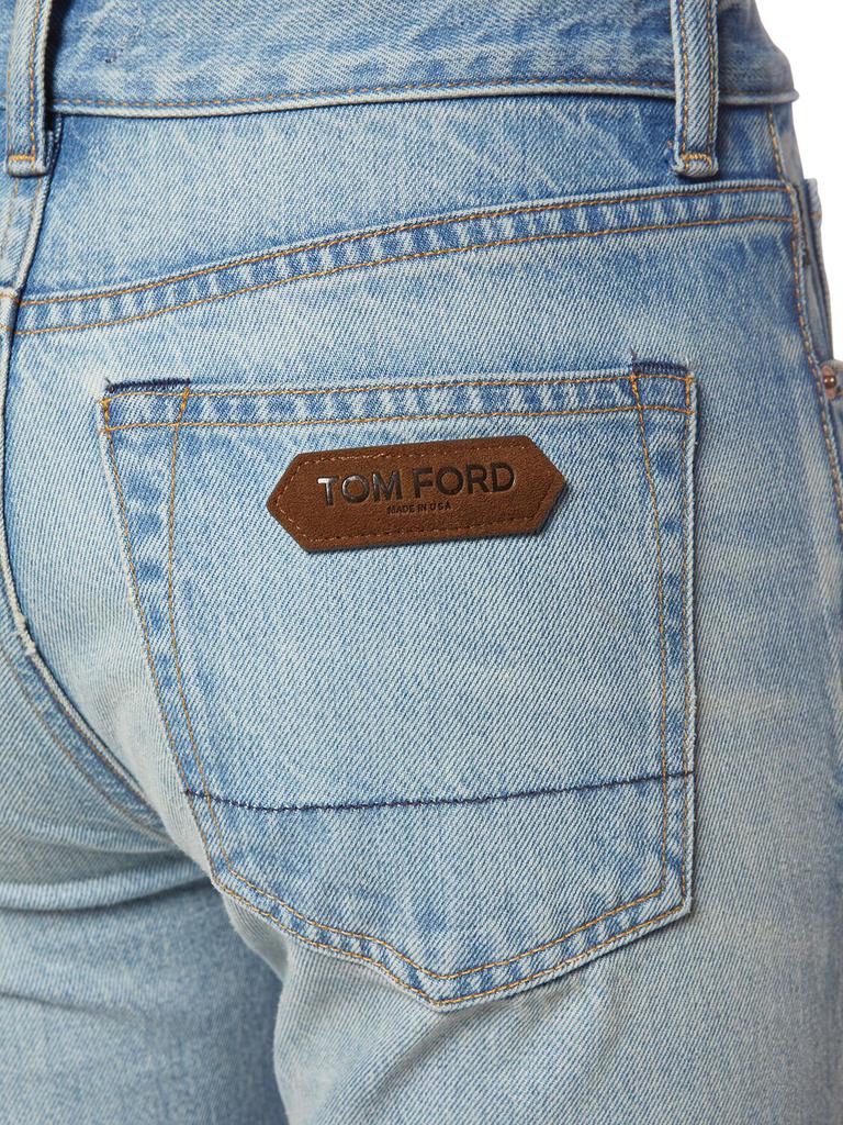 【送料&関税込】Tom Ford High-rise Straight Leg Jeans High-rise straight jeans in blue - Tom Ford | Mytheresa