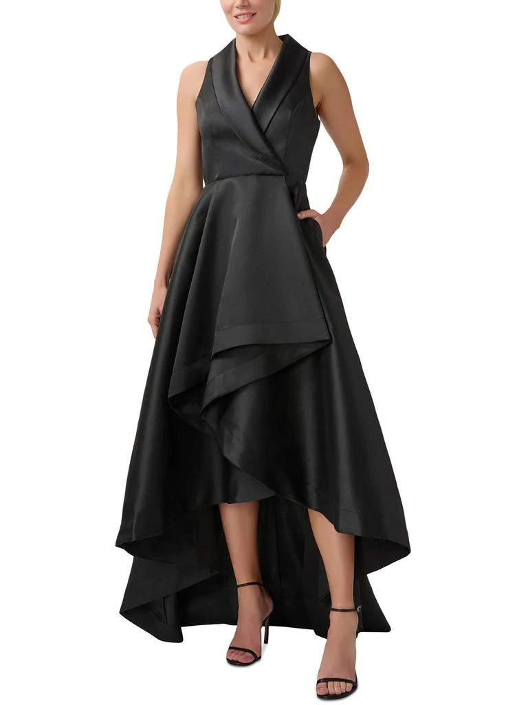 Adrianna Papell Womens Tuxedo Hi Low Evening Dress 1