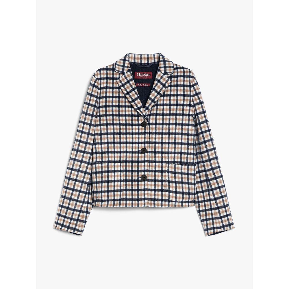 関税送料込MSGM Houndstooth Pattern Buttoned Coat MSGM MSGM Houndstooth-Pattern Long Sleeved Buttoned Coat