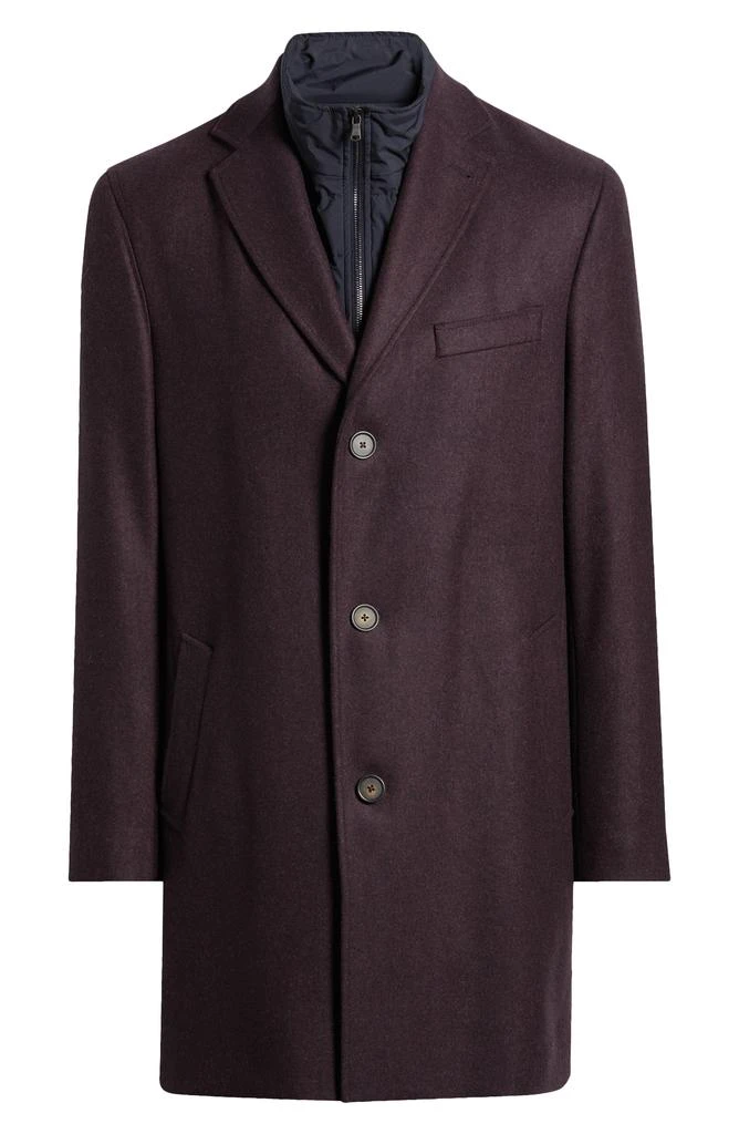 Jack Victor Delroy Wool Topcoat with Removable Bib 7