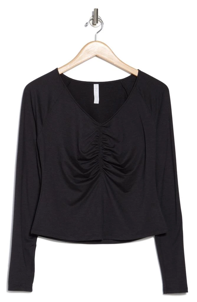 Zella Atmosphere Ruched Long Sleeve T-Shirt 3