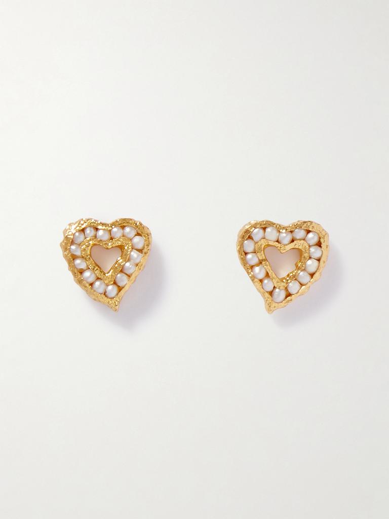PACHAREE Valentine 珍珠镀金耳钉