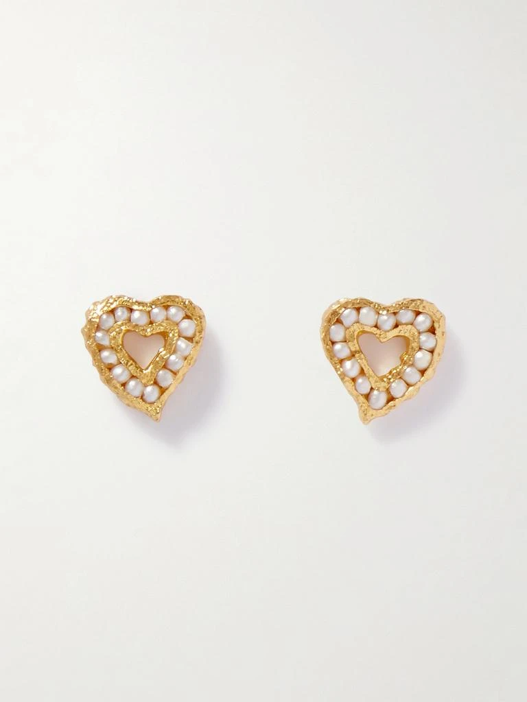 PACHAREE Valentine 珍珠镀金耳钉 1