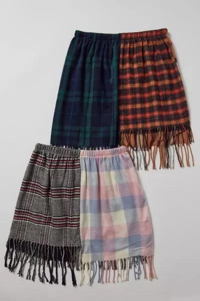 Urban Renewal Urban Renewal Remade Plaid Scarf Mini Skirt 2