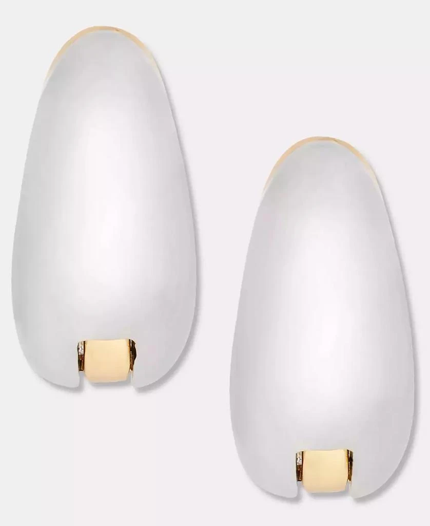 On 34th Two-Tone Small Hoop Earrings, 0.9", Macy
s Exclusive 2