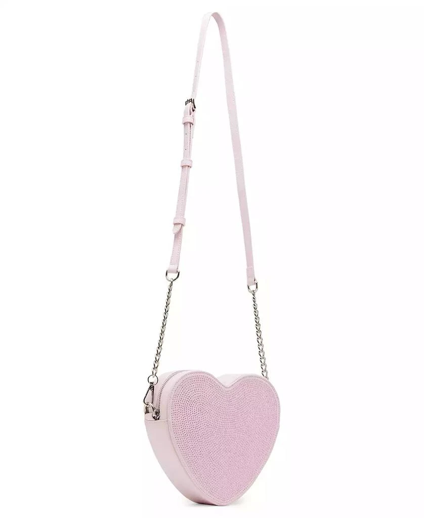 Madden Girl Gia Heart with Rhinestones Crossbody Bag 5