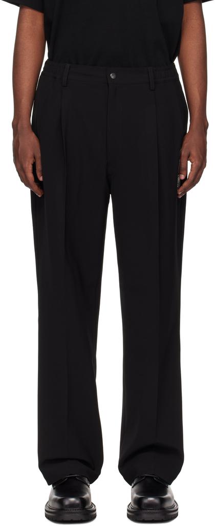 n.hoolywood Black Patch Easy Trousers