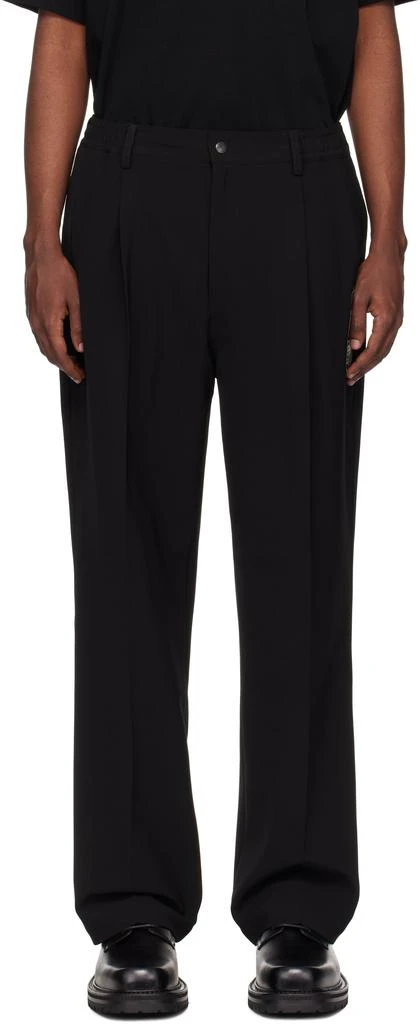 n.hoolywood Black Patch Easy Trousers 1