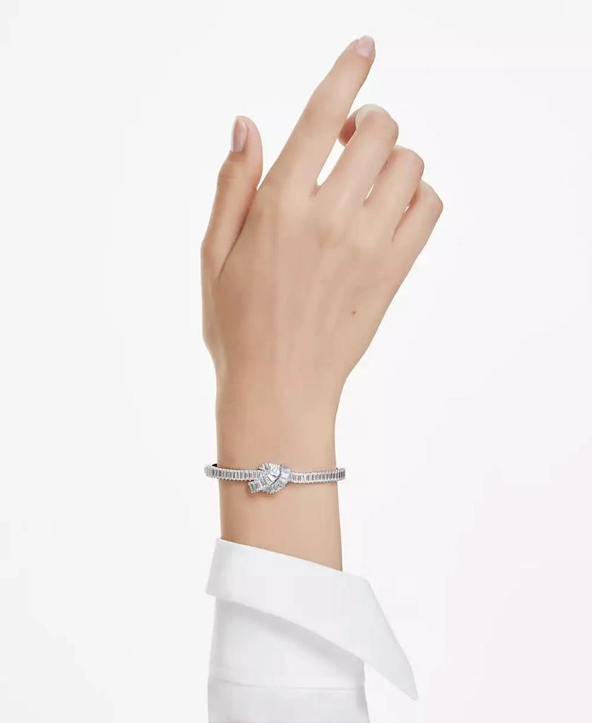 Swarovski Swaroski Matrix Rhodium Plated Bangle 6