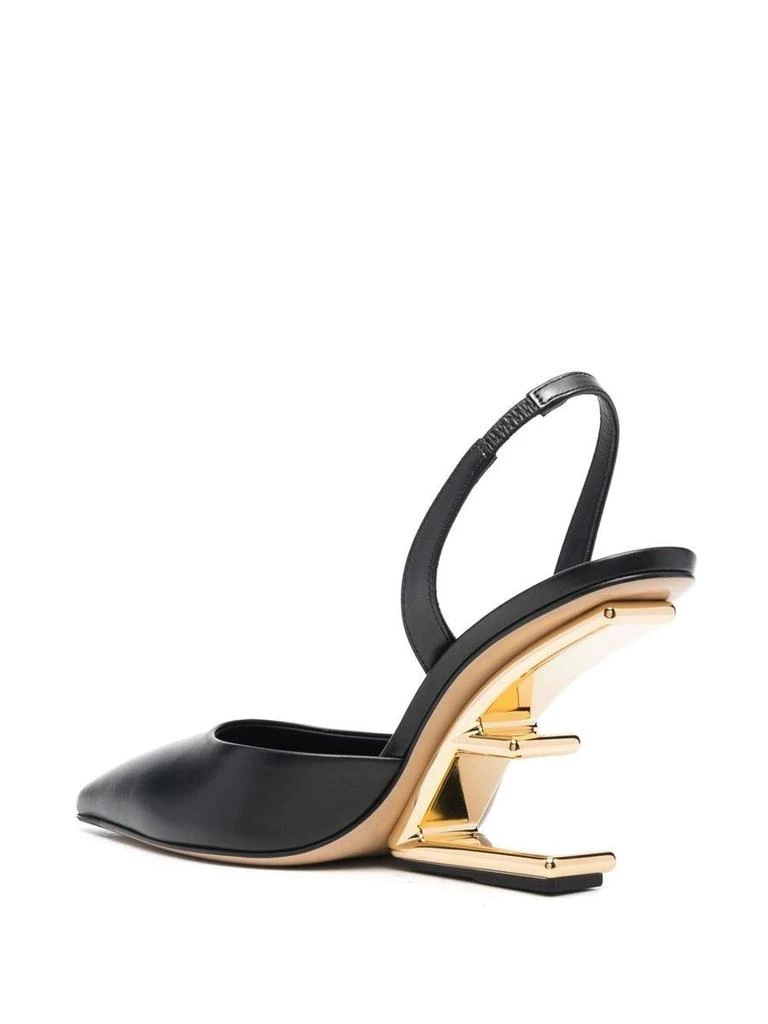 Fendi Fendi Fendi First Leather Slingback Pumps 3