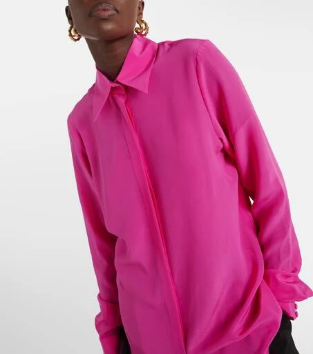 Costarellos Keltie silk crêpe de chine shirt 4
