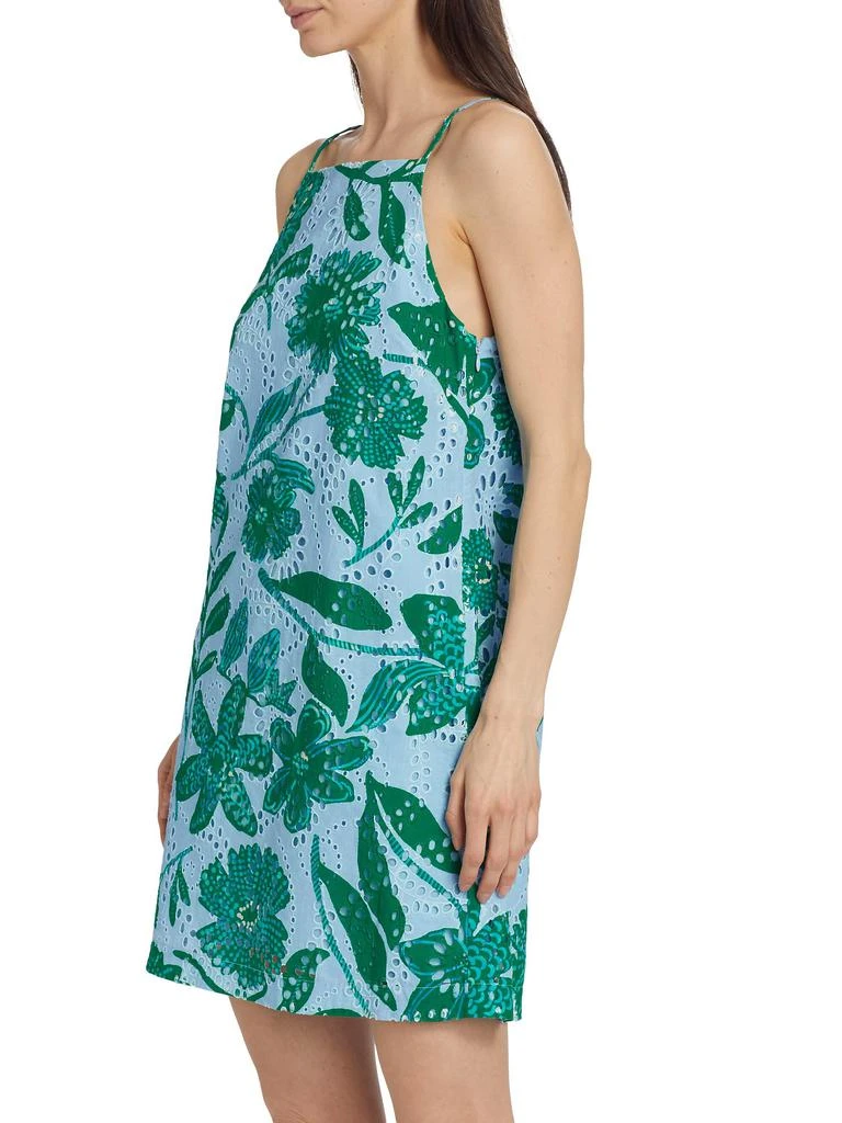 FIGUE Leonie Floral Cotton Slip Dress 3