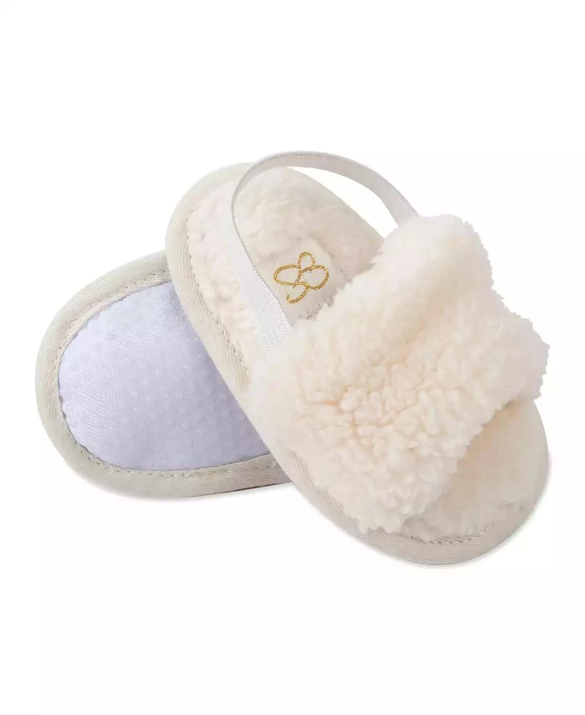 Jessica Simpson Baby Bath Robe with Sherpa Slippers, 2-Piece Set 3