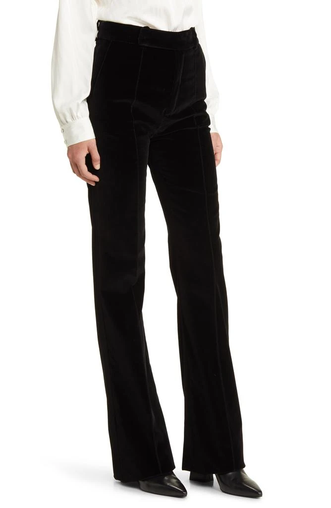 FRAME The Slim Stacked Velvet Trousers 3
