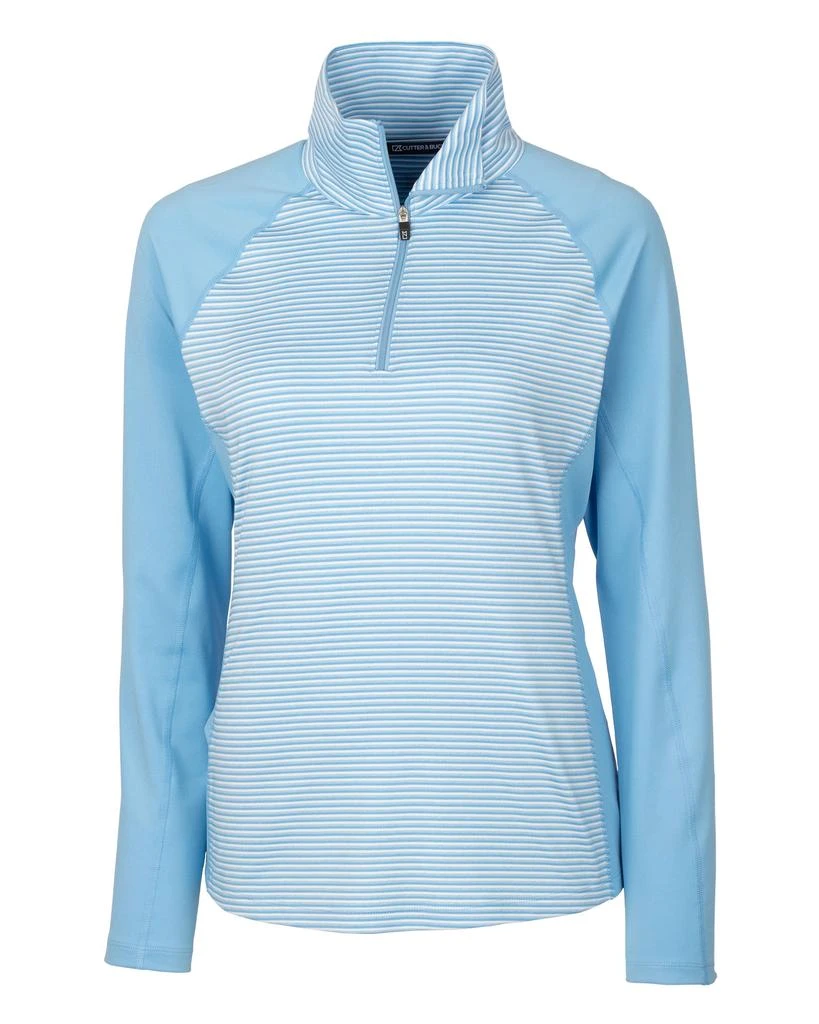 Cutter & Buck Forge Tonal Stripe Stretch Half Zip Womens Top 5