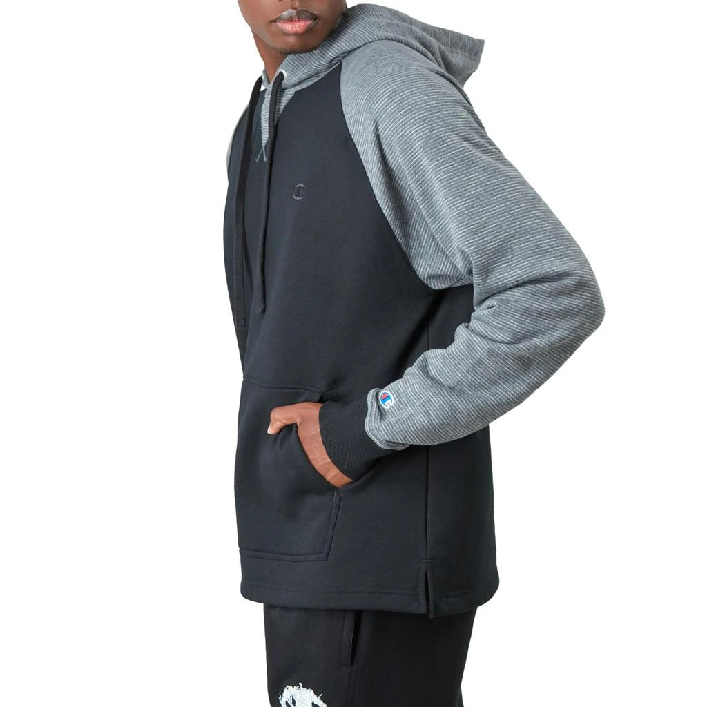 CHAMPION Powerblend Stripe Hoodie 2