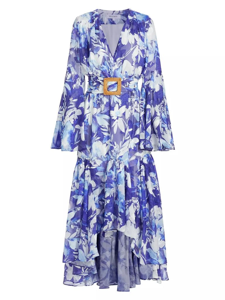 Elliatt Mendes Floral Geogrette Maxi Dress 1