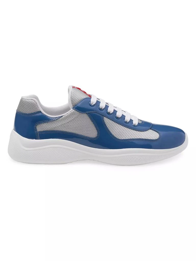 Prada Patent Leather And Technical Fabric Prada America's Cup Sneakers 1
