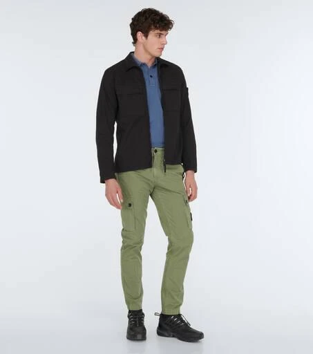 Stone Island Long-sleeve cotton polo shirt 2