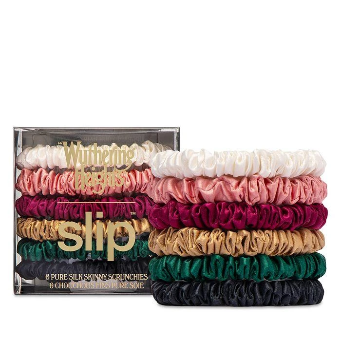 Slip Pure Silk Skinny Scrunchies, Set of 6