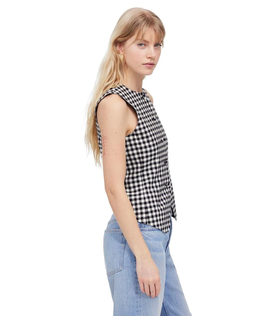 Madewell Bayley Vest - Gingham Suiting 3