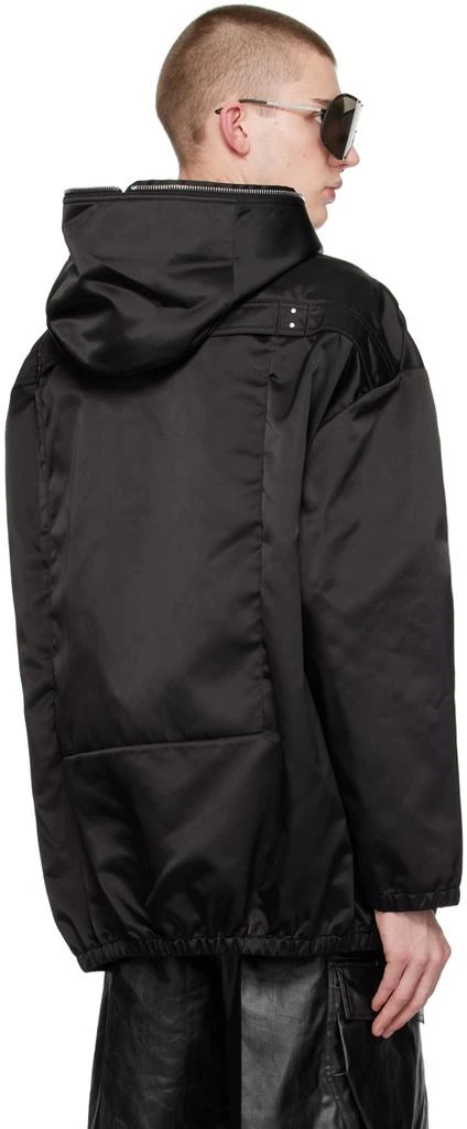 Rick Owens Black Hooded Jacket 3