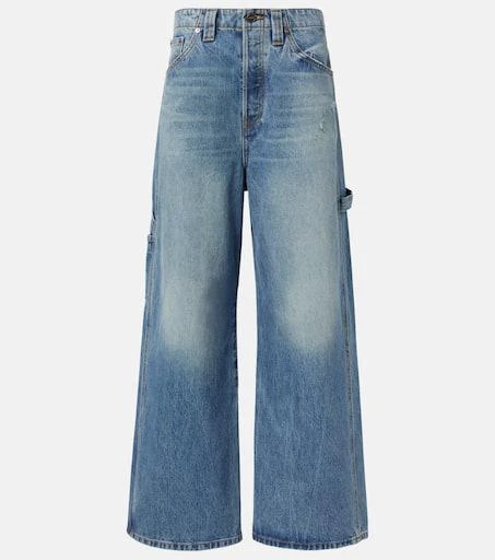 Khaite Sowen wide-leg jeans 1