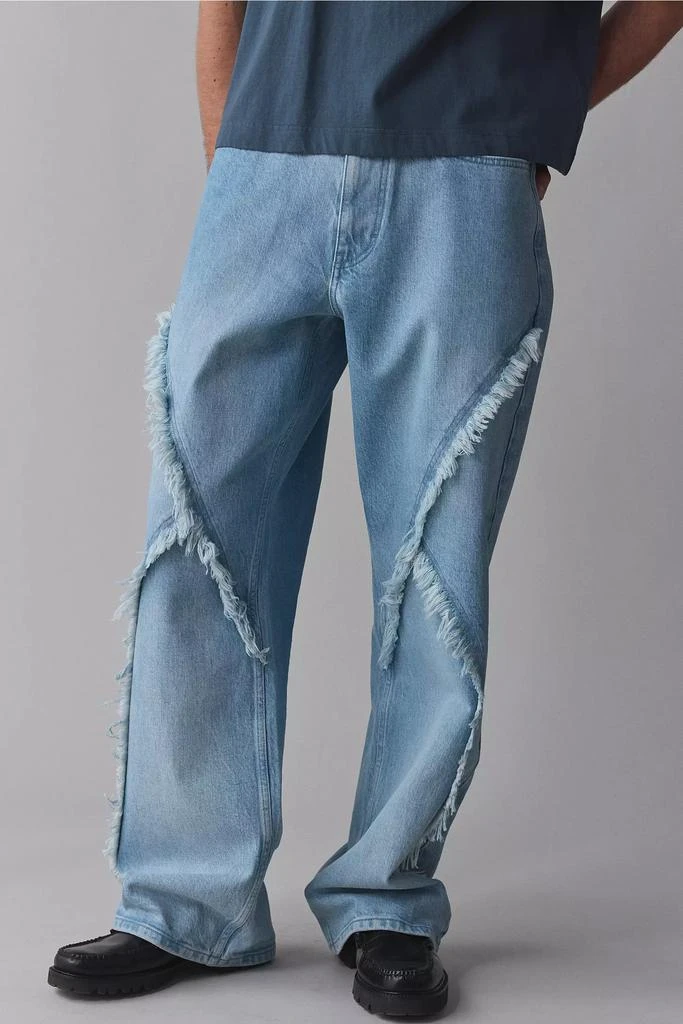BDG BDG Nitro Frayed Trim Baggy Fit Jean 1