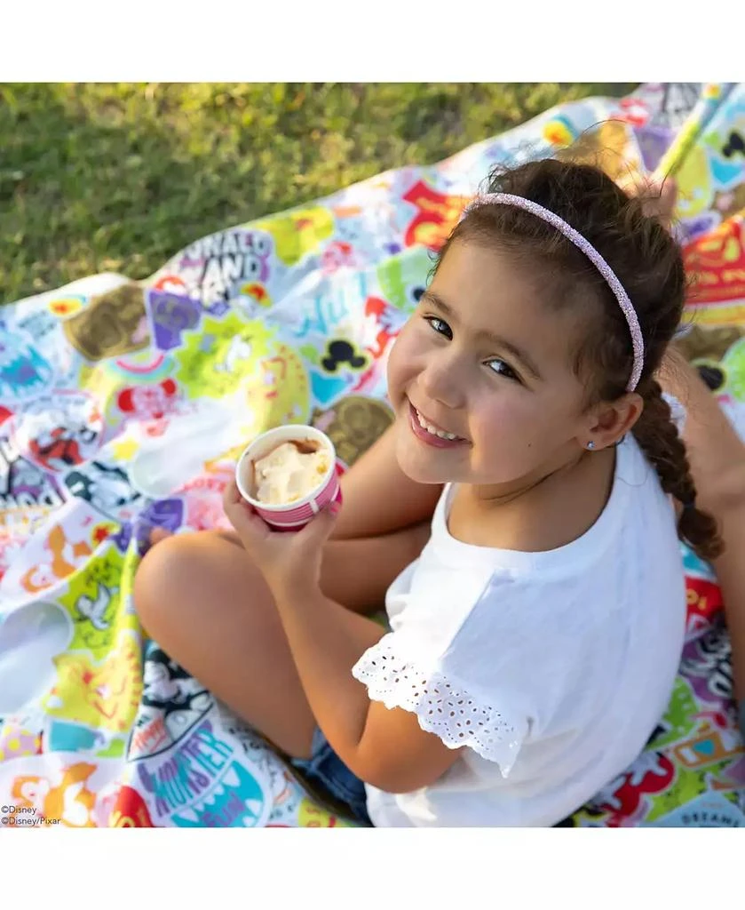 Bumkins Baby Disney 100 Years Happy Faces Lightweight Roll and Go Blanket 7