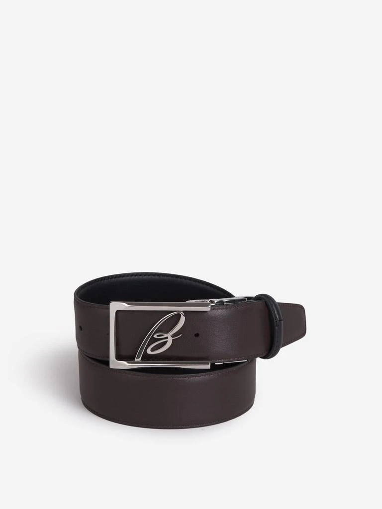 Brioni Brioni Leather Logo Belt 2