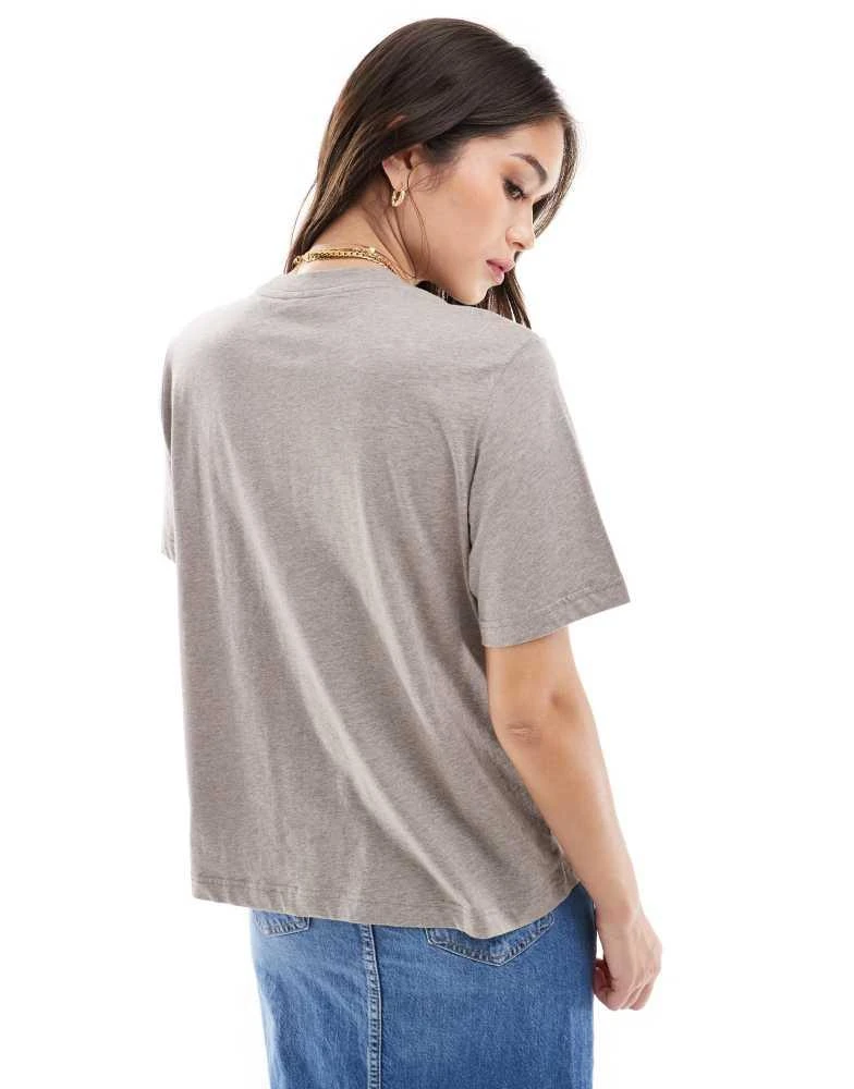 & Other Stories & Other Stories relaxed short sleeve t-shirt in mole 4