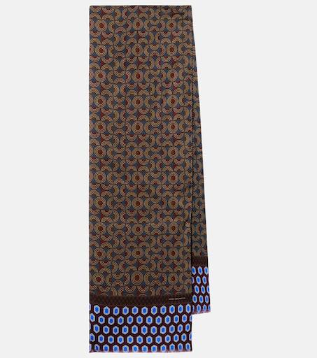 Dries Van Noten Fallyn printed silk-satin scarf - Scarves