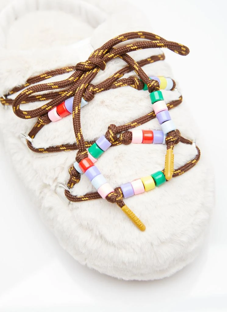 Moon Boot Faux-Fur Beads Mules 2