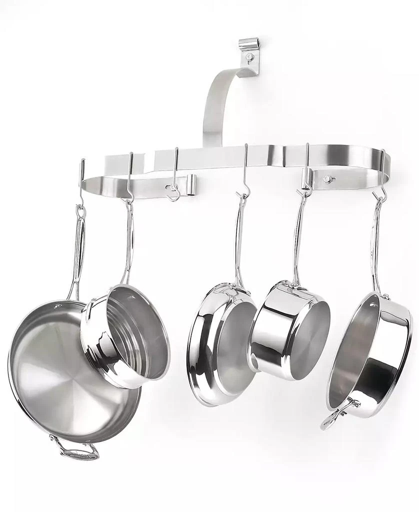 Cuisinart Chef's Classic Stainless Steel Oval Wall Pot Rack 1