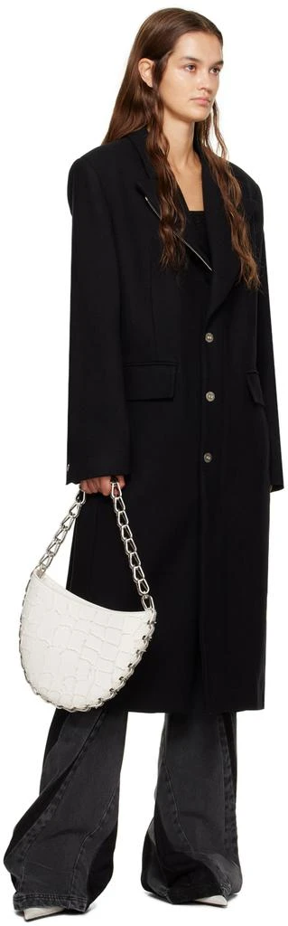 Dion Lee Black Arrow Lapel Coat 4