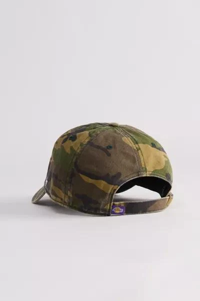 47 Brand '47 Brand NBA Los Angeles Lakers Camo Clean Up Cap 3