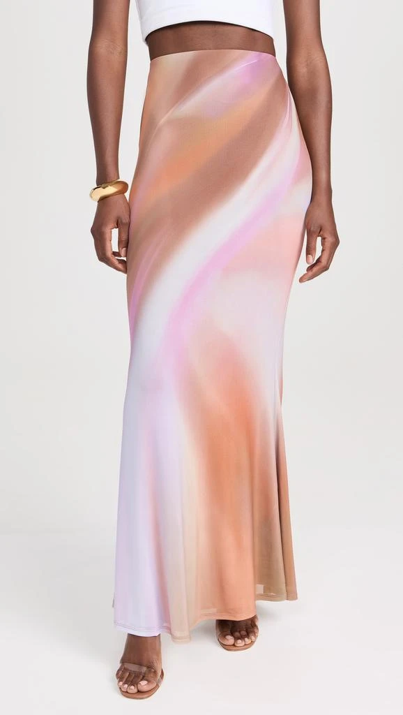AFRM Tegan High Waist Maxi Skirt 6