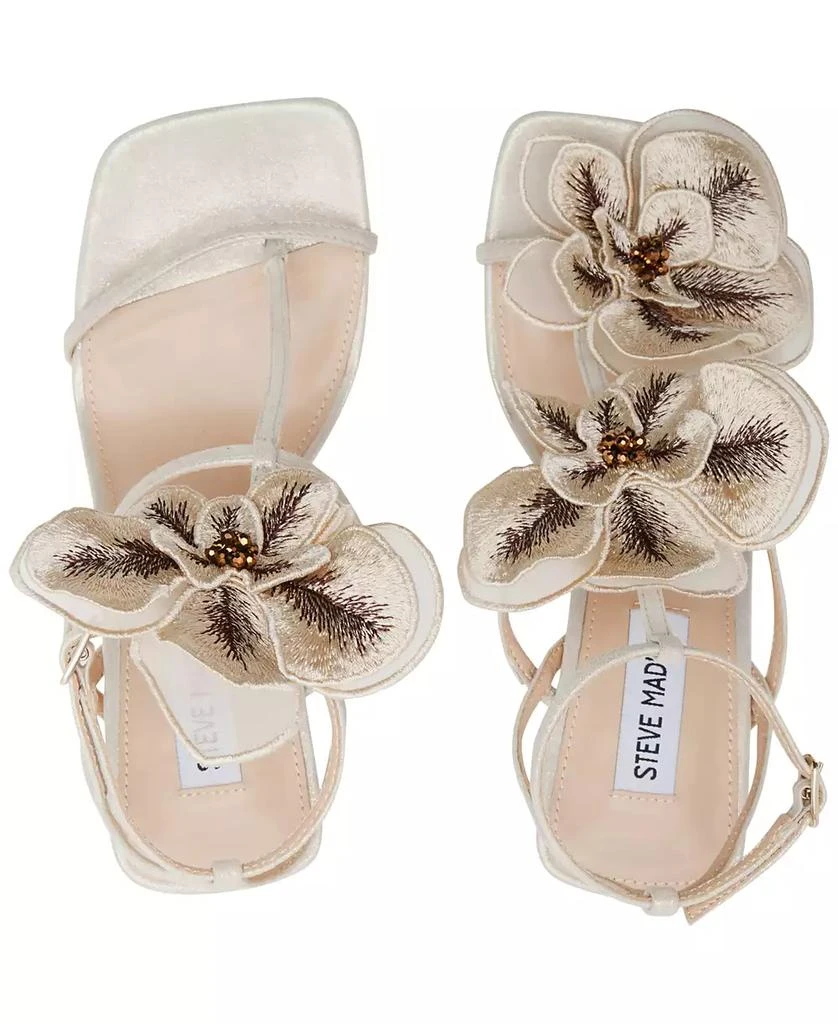 Steve Madden Women's Aries Novelty Floral High-Heel Dress Sandals 5